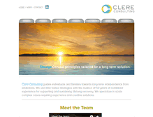 Tablet Screenshot of clereconsulting.com